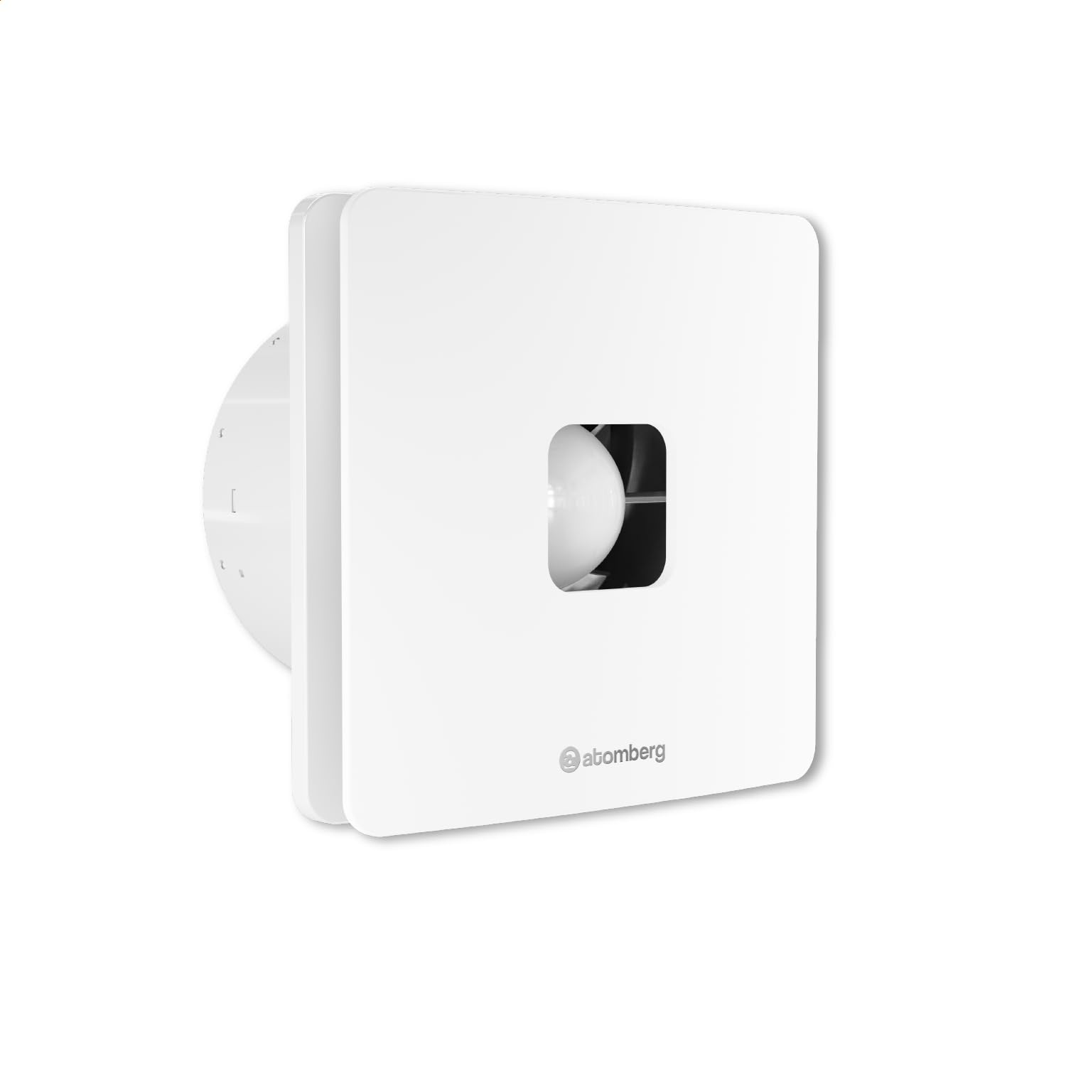 atomberg Studio+ Exhaust Fan 150mm (6 Inches) | BLDC Motor | 6.8W| Low Noise | 2000 RPM| Ideal for Bathroom& Kitchen | Easy to Clean | Installation-Round Cut (153mm) | 2 Year Warranty