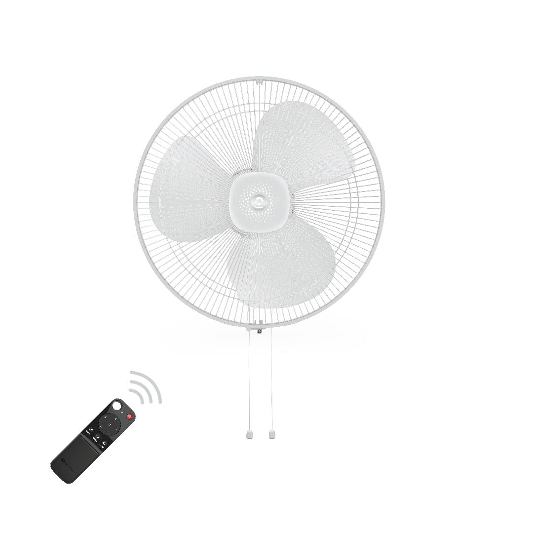 atomberg Renesa 400mm Wall Mount Fan | 5-star rated | Ideal for Home & Office | Silent BLDC Fan | 6 Speeds | 35W | Remote with Oscillation, Timer, Sleep | 2 Years Warranty