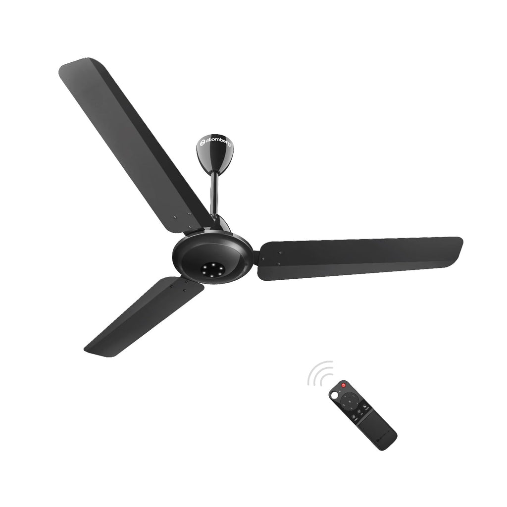 atomberg Efficio Alpha 1200mm BLDC Ceiling Fan with Remote Control | BEE 5 star Rated Energy Efficient Ceiling Fan | High Air Delivery with LED Indicators | 2 Year Warranty