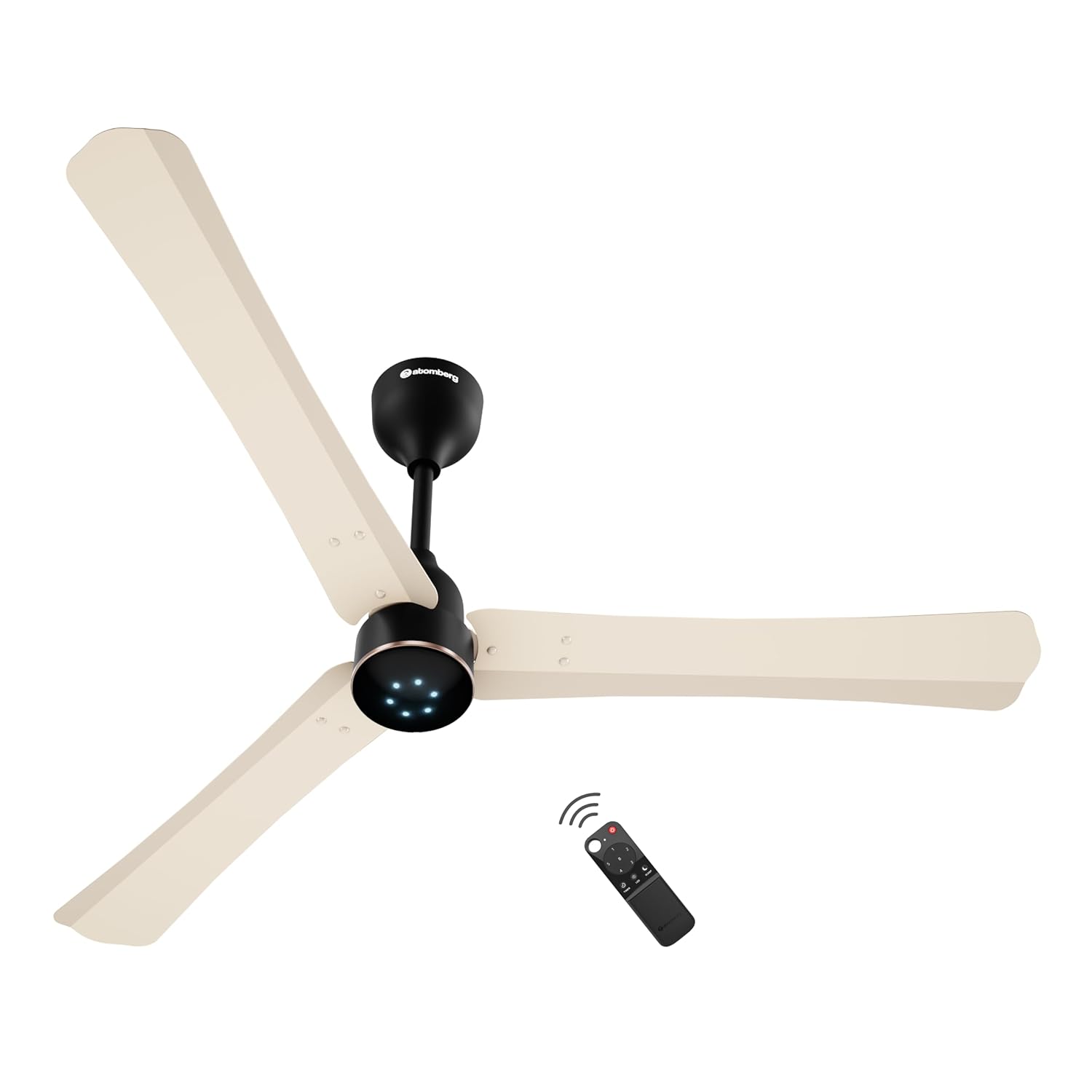 atomberg Renesa Halo Smart Alexa Enabled 1200mm BLDC Ceiling Fan with Remote | BEE 5 star | High Air Delivery | Low noise | LED Speed Indicator | Sleek Design | | 3 Year Warranty| Misty Teal