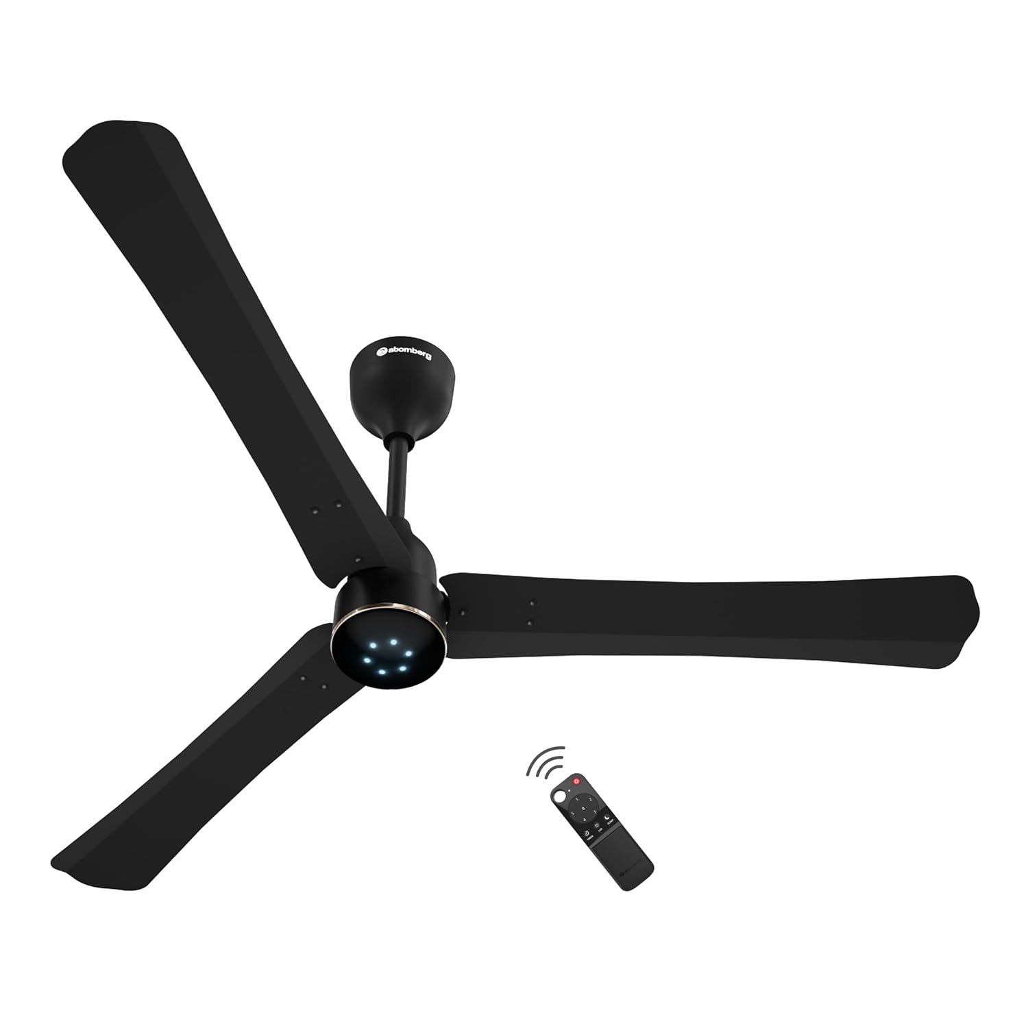 atomberg Renesa Halo Smart Alexa Enabled 1200mm BLDC Ceiling Fan with Remote | BEE 5 star | High Air Delivery | Low noise | LED Speed Indicator | Sleek Design | | 3 Year Warranty| Misty Teal