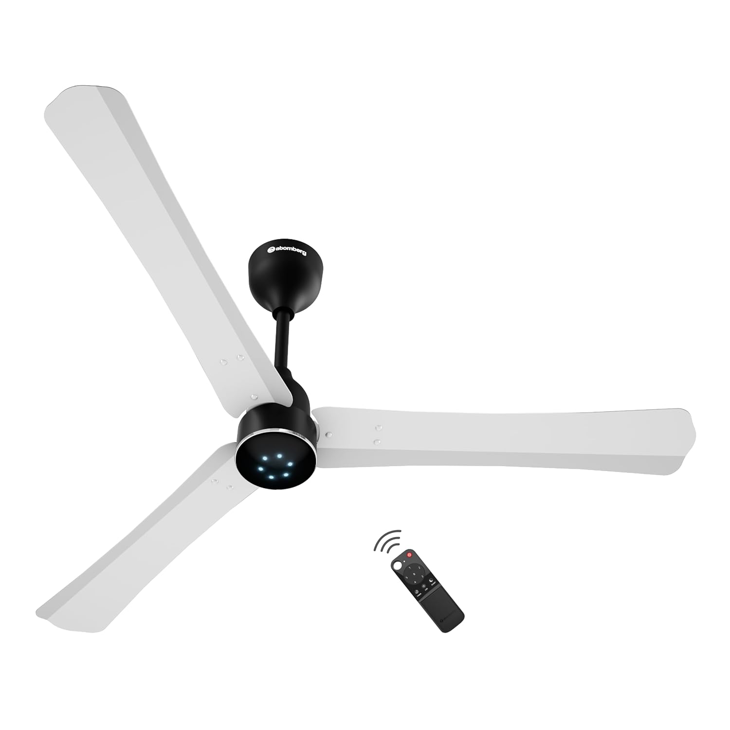 atomberg Renesa Halo Smart Alexa Enabled 1200mm BLDC Ceiling Fan with Remote | BEE 5 star | High Air Delivery | Low noise | LED Speed Indicator | Sleek Design | | 3 Year Warranty| Misty Teal