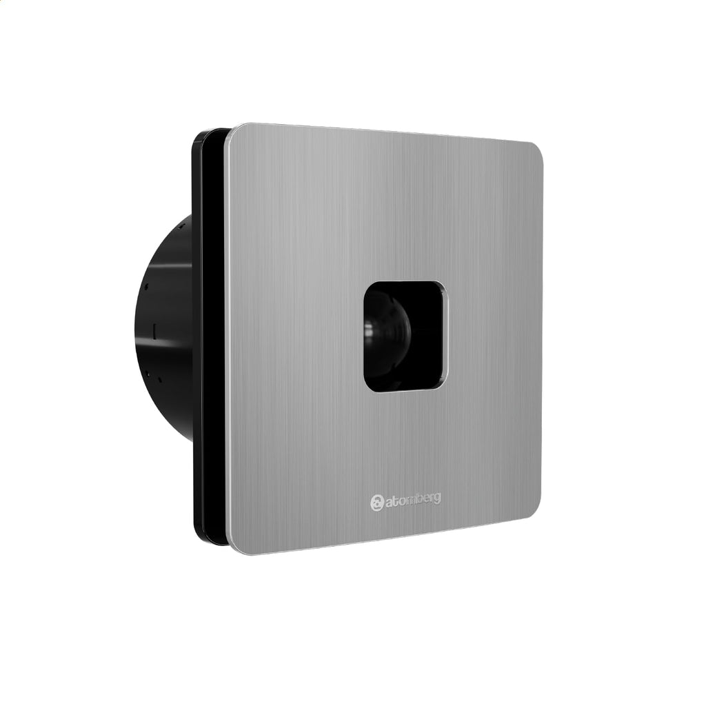 atomberg Studio+ Exhaust Fan 150mm (6 Inches) | BLDC Motor | 6.8W| Low Noise | 2000 RPM| Ideal for Bathroom& Kitchen | Easy to Clean | Installation-Round Cut (153mm) | 2 Year Warranty
