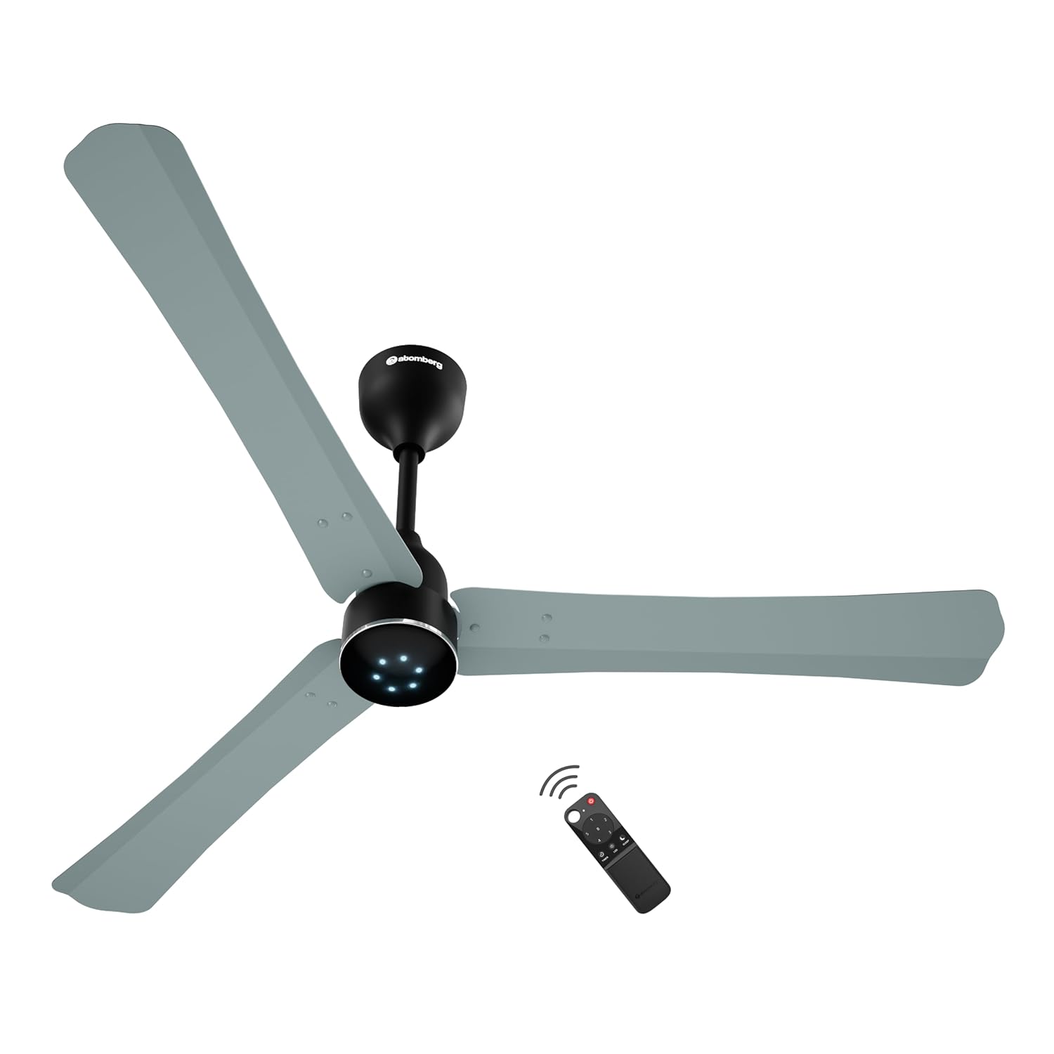 atomberg Renesa Halo Smart Alexa Enabled 1200mm BLDC Ceiling Fan with Remote | BEE 5 star | High Air Delivery | Low noise | LED Speed Indicator | Sleek Design | | 3 Year Warranty| Misty Teal
