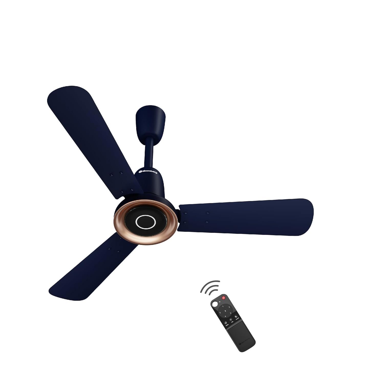 atomberg Studio Nexus Smart 900mm/1200mm BLDC Ceiling Fan with IoT & Remote Control | BEE 5-star | Newly Launched | High Air Delivery with Moonbeam Light | Low noise | 5 Year Warranty