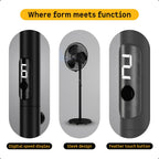 atomberg Renesa 400mm Pedestal Fan | 5-star rated | Ideal for Home & Office | Silent BLDC Stand Fan | 6 Speeds | 35W | Remote with Oscillation, Timer, Sleep | 2 Years Warranty