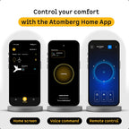 atomberg Aris Contour Smart 1200mm Voice Controlled BLDC Ceiling Fan with Remote|BEE 5 Star|Best-in-class Air Flow | Silent Operation| Designer Fan | Free Installation | 5 Year Warranty | Marble White