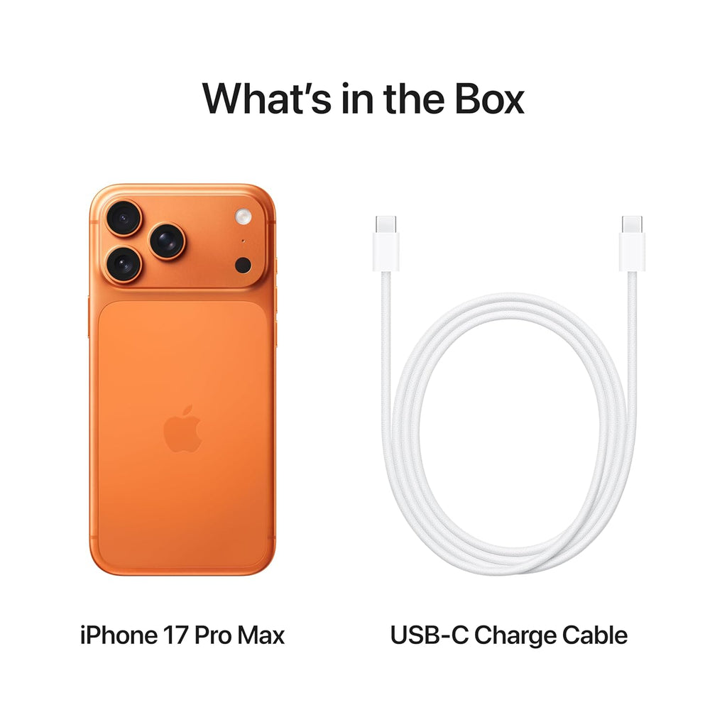 iPhone 17 Pro: 15.93 cm (6.3″) Display with Promotion up to 120Hz, A19 Pro Chip, Breakthrough Battery Life, Pro Fusion Camera System with Center Stage Front Camera