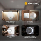 atomberg Studio Exhaust Fan 150mm (6 Inches) | BLDC Motor | 6.8W| Low Noise | 2000 RPM| Ideal for Bathroom,Kitchen | Easy to Clean | Installation-Round Cut (153mm) | 2 Years Warranty