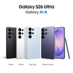 Samsung Galaxy S26 Ultra 5G (12GB RAM, 512GB Storage) with Built-in Privacy Display, AI Phone, Photo Assist, Creative Studio, 200MP Camera, 5000mAh Battery and Snapdragon 8 Elite Gen 5
