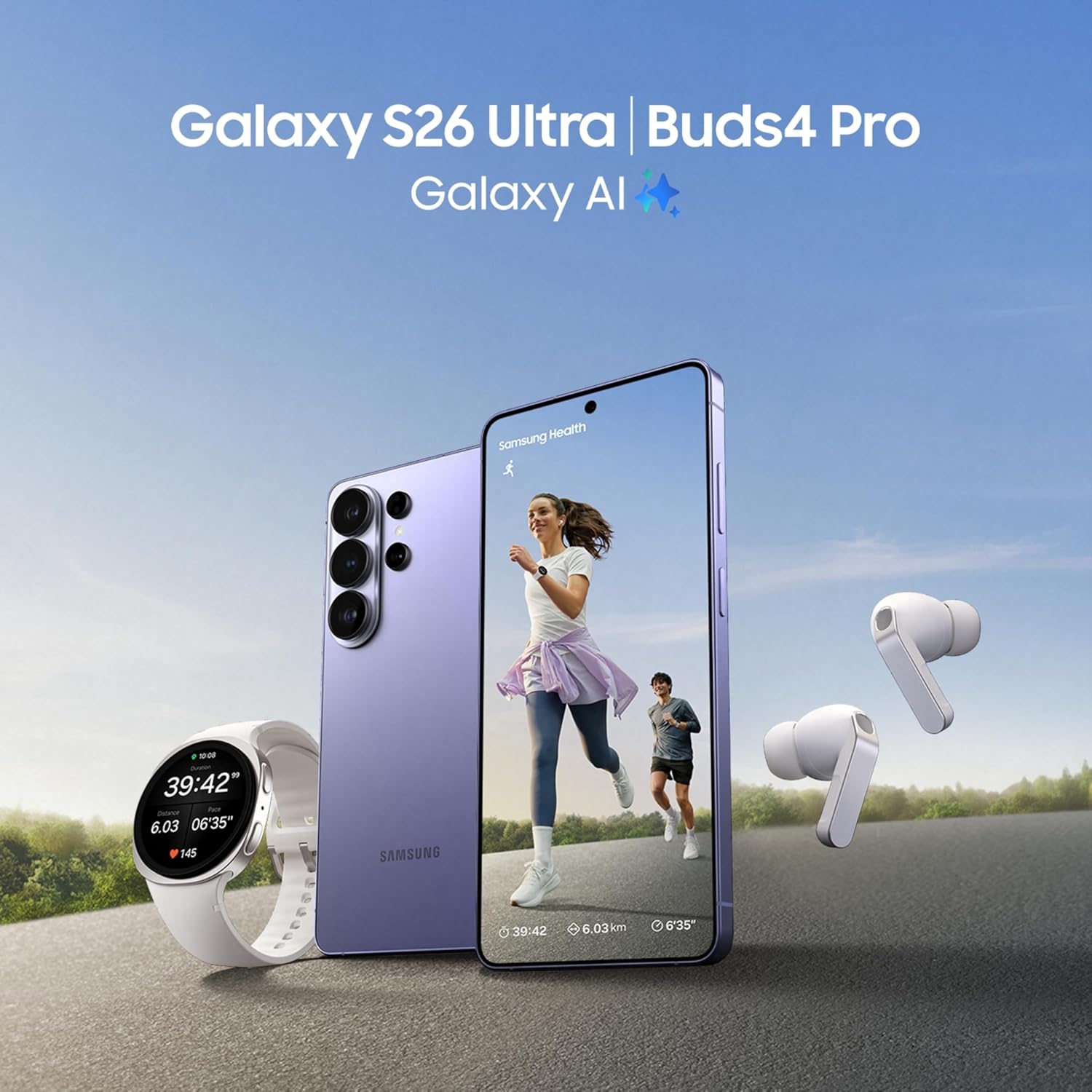 Samsung Galaxy S26 Ultra 5G (12GB RAM, 512GB Storage) with Built-in Privacy Display, AI Phone, Photo Assist, Creative Studio, 200MP Camera, 5000mAh Battery and Snapdragon 8 Elite Gen 5