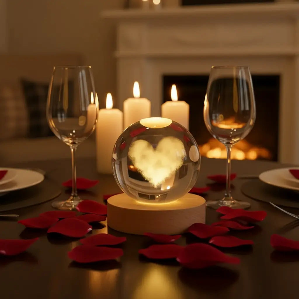 Crystal ball lamp