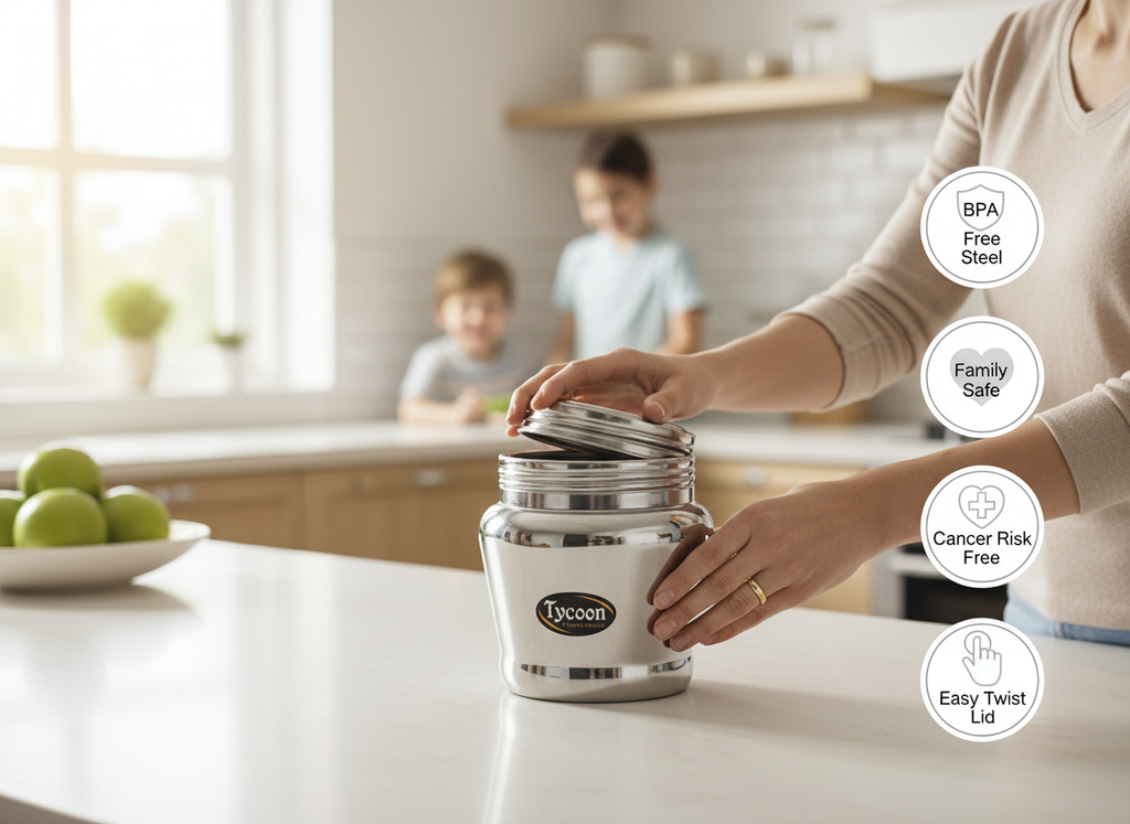 Tycoon Apple Canister available in set of upto 6.