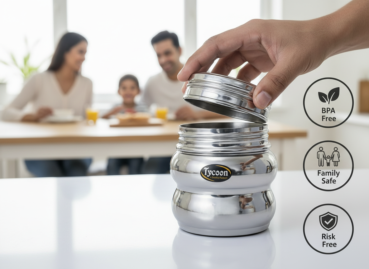 Tycoon Belly Canister available in set of upto 6.