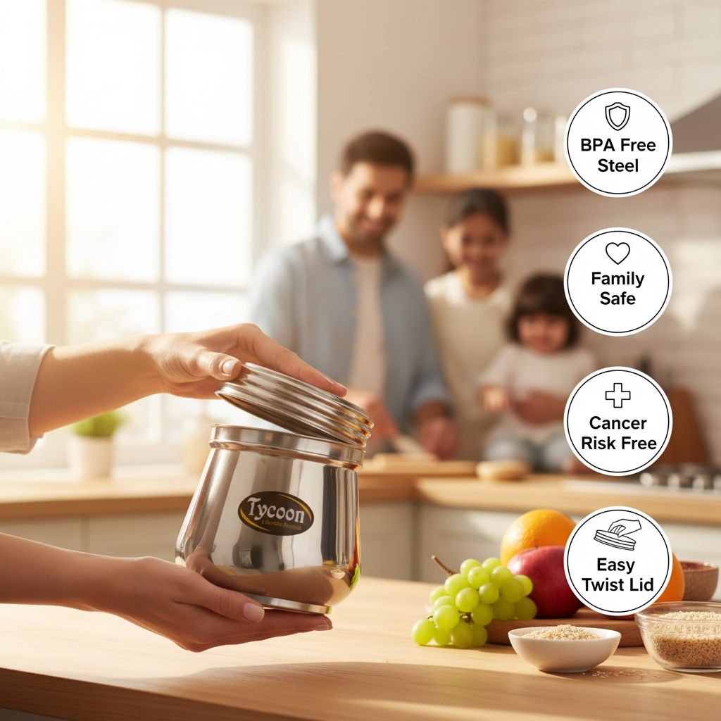 Tycoon Dalda Canister SET. Unique Design, available in set of upto 6.