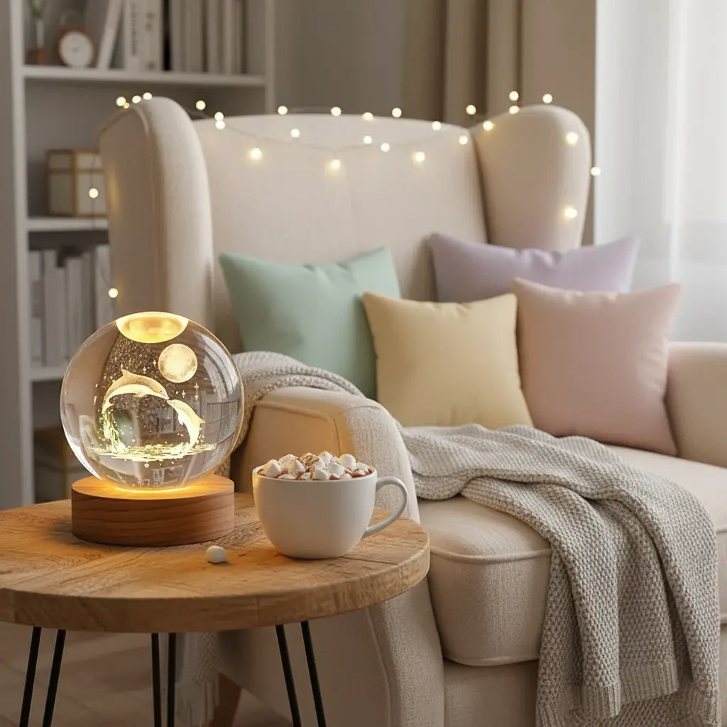 Crystal ball lamp