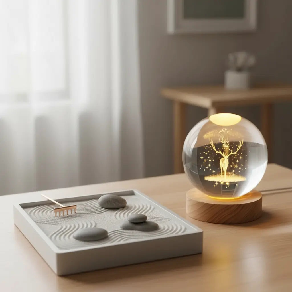 Crystal ball lamp