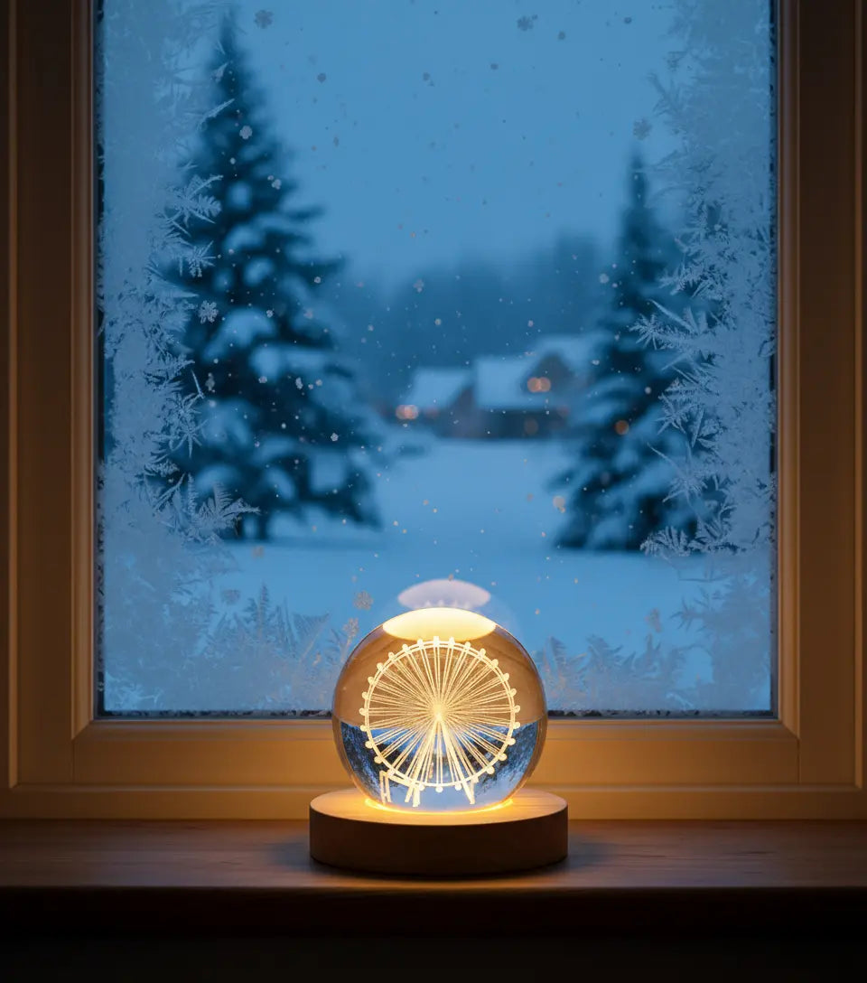 Crystal ball lamp