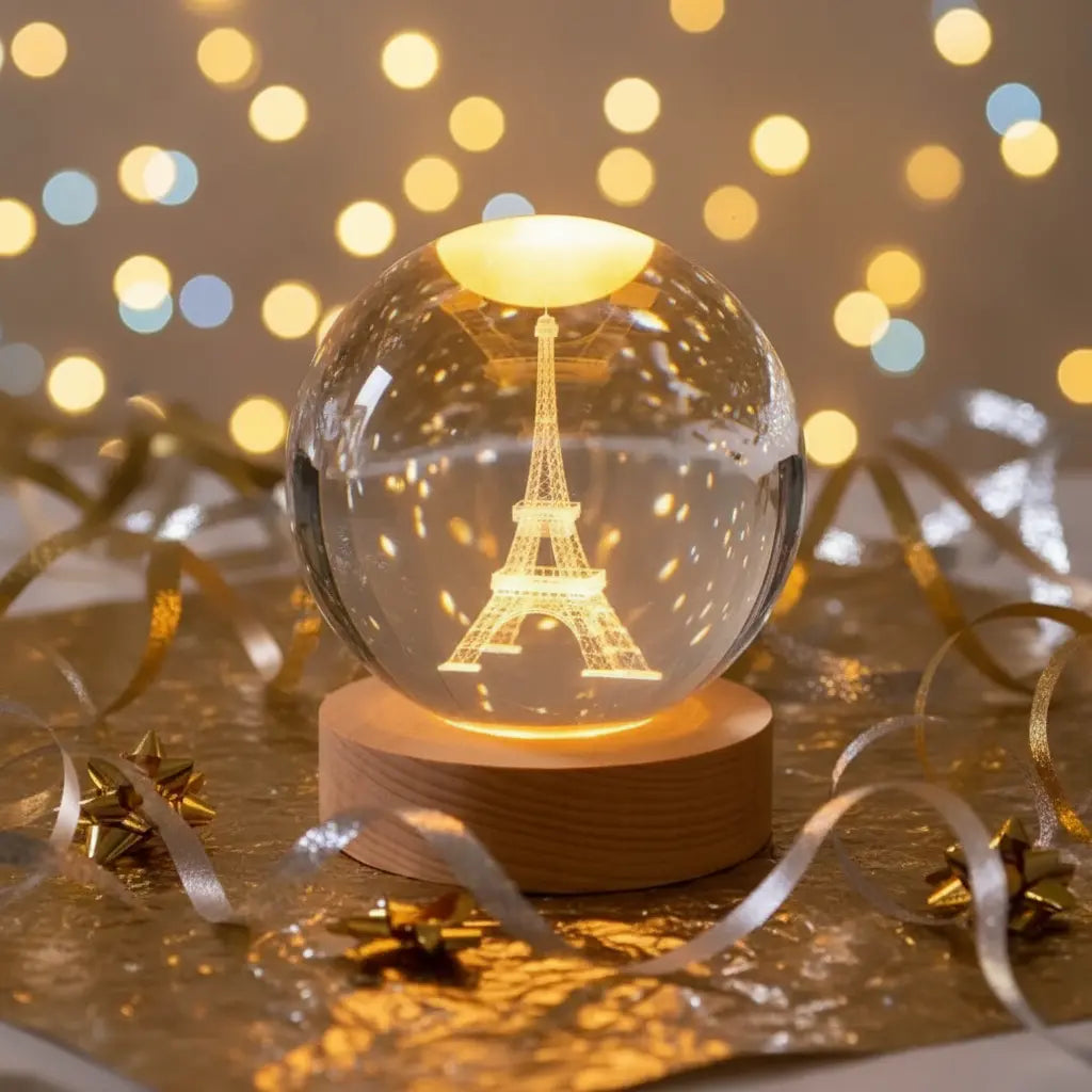 Crystal ball lamp