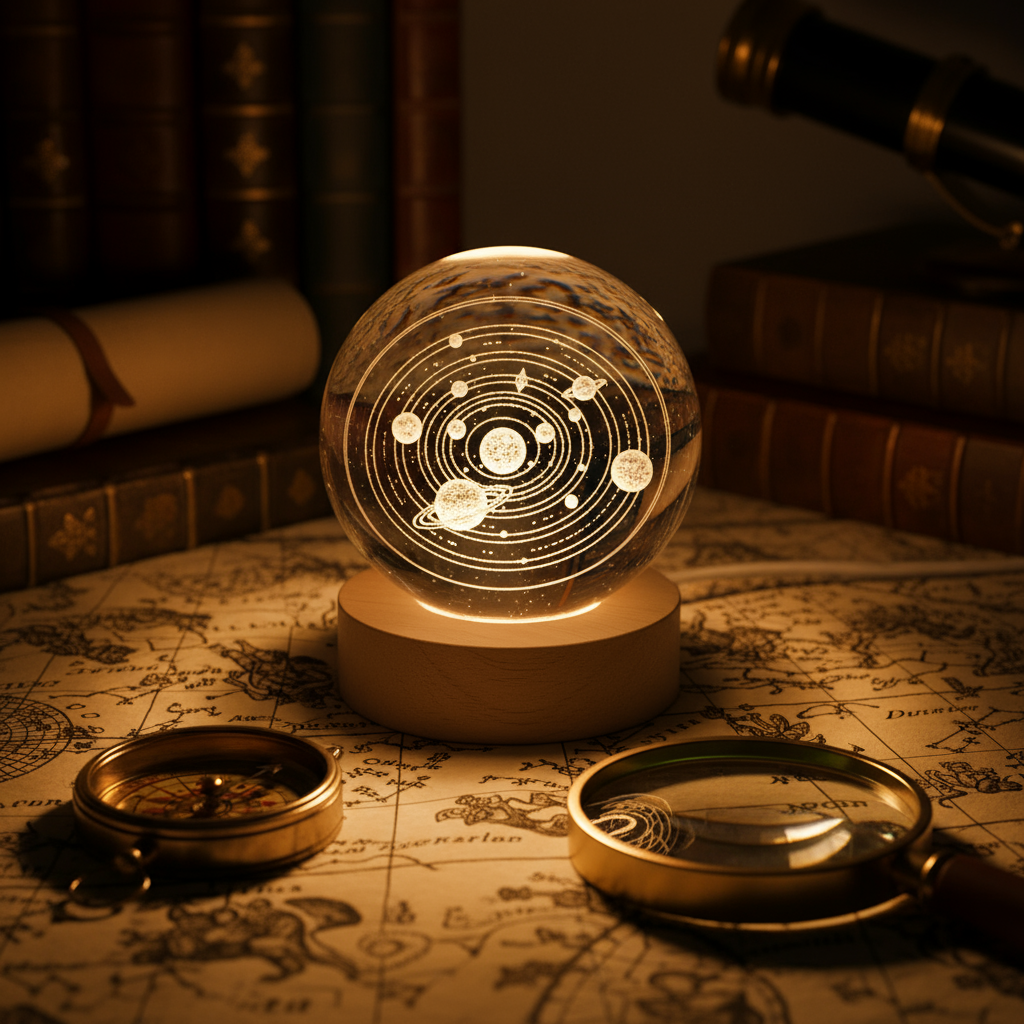 Crystal ball lamp