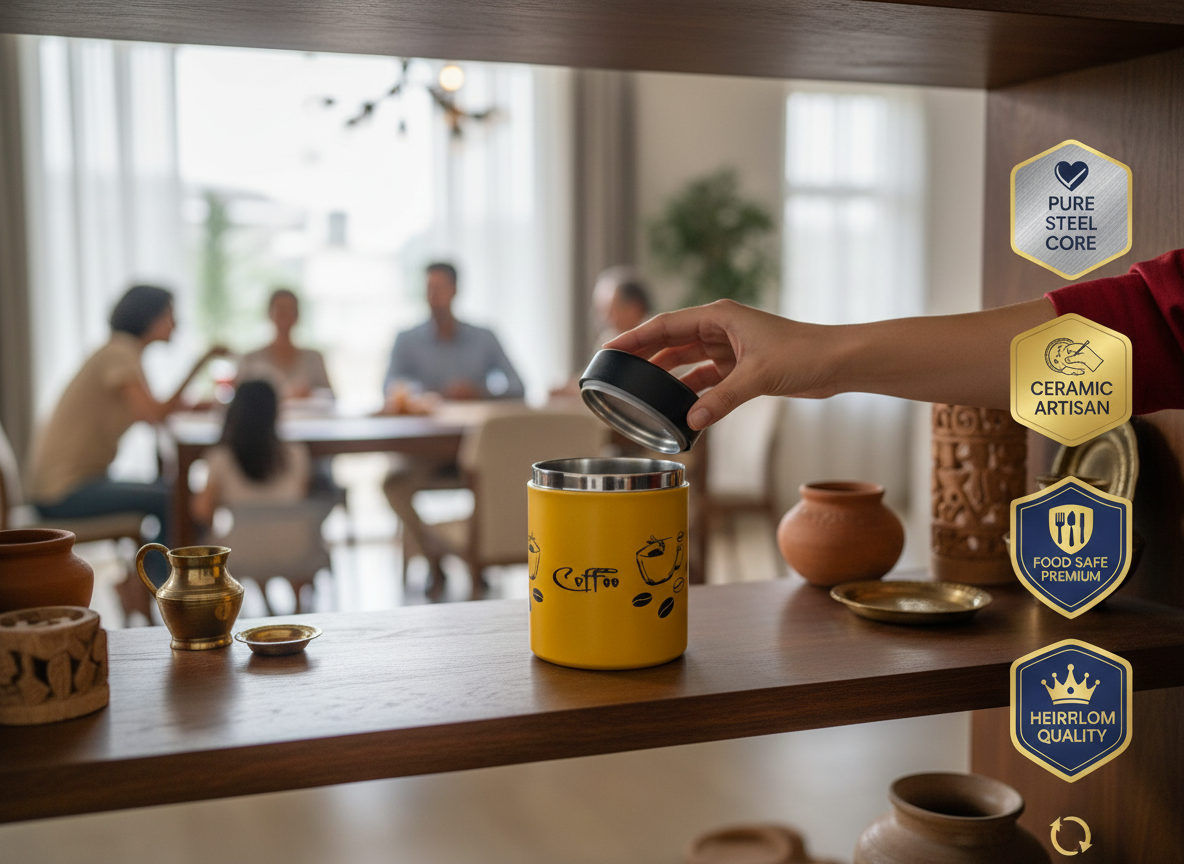 Arabian Masterpiece In Stainless Steel SET OF 3.