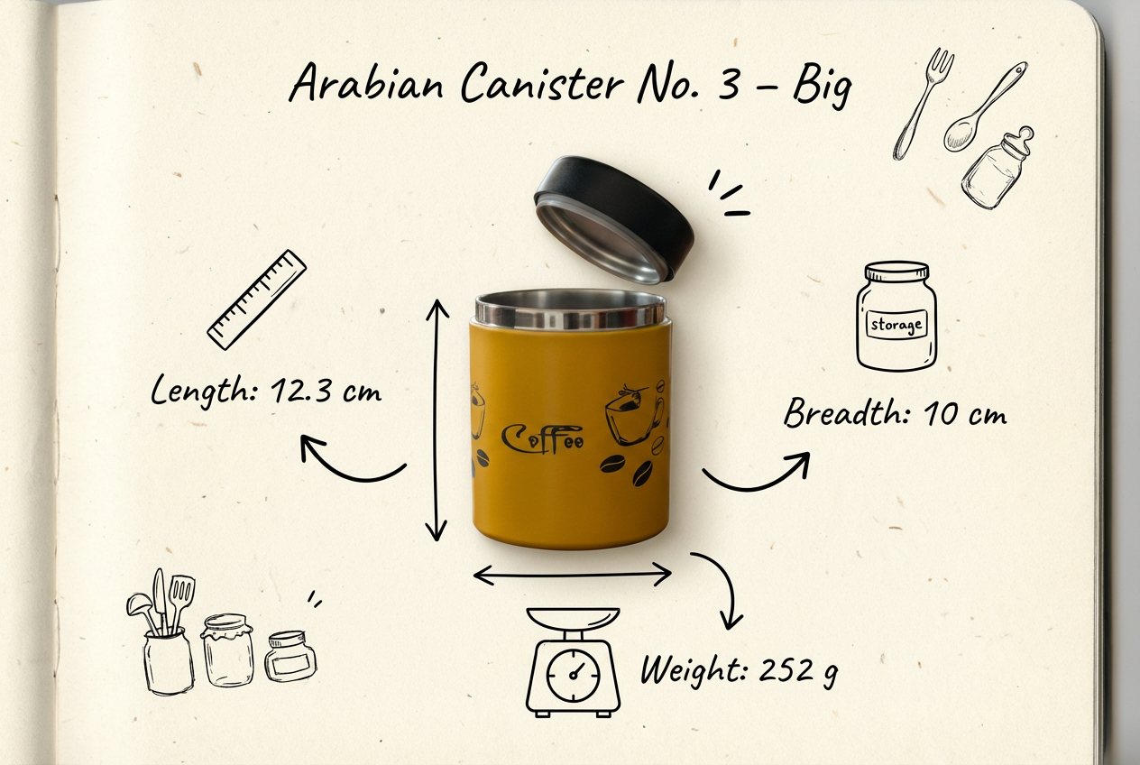 Arabian Masterpiece In Stainless Steel SET OF 3.