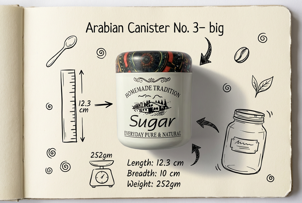 Arabian Masterpiece In Stainless Steel SET OF 3.