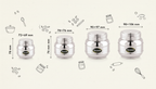 Tycoon Horlics Canister, Available in sets of up to 6.