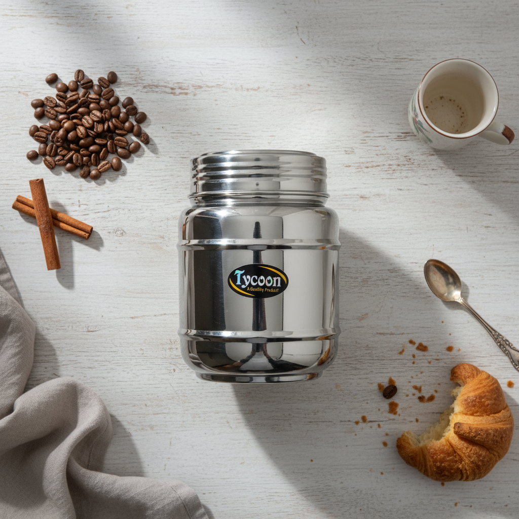 Tycoon Horlics jar Canister