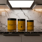 Arabian yellow color Masterpiece In Stainless Steel SET OF 3.