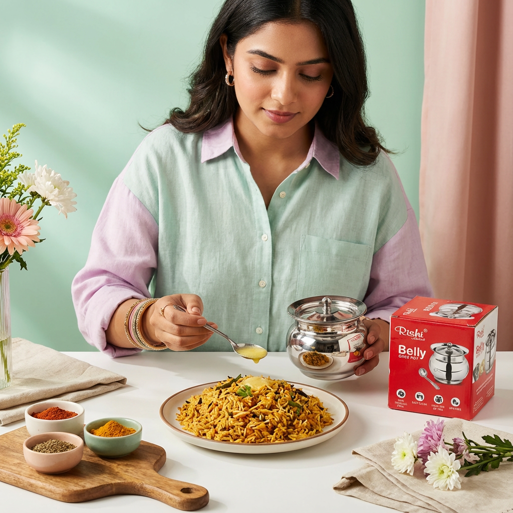 ghee pot mango inspired