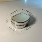 inkitch Lunch Box with Inner & Box and Locking Clip | Stainless Steel Rectangle | 750ml