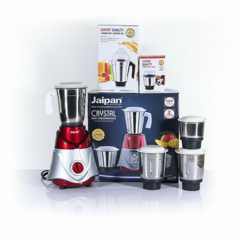 Jaipan Crystal Mixer Grinder, For Wet & Dry Grinding 550W.