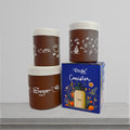 Arabian chocolate color Masterpiece In Stainless Steel SET OF 3.