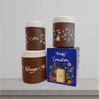 Arabian chocolate color Masterpiece In Stainless Steel SET OF 3.