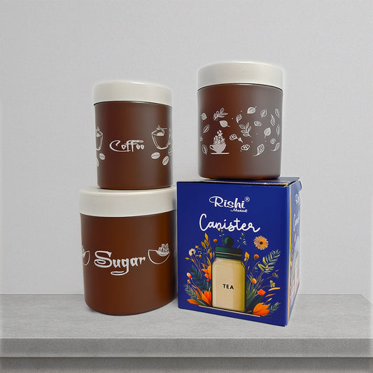 Arabian chocolate color Masterpiece In Stainless Steel SET OF 3.