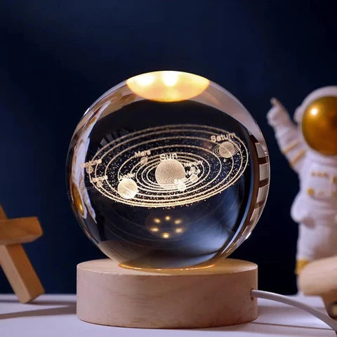Crystal ball lamp